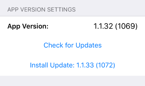 App updates settings install
