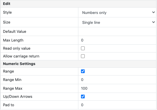 Edit point web properties